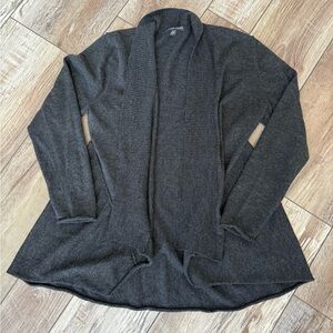 Eileen Fisher Open Front Merino Wool Cardigan